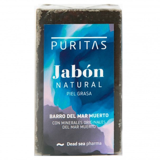 Puritas jabon barro del mar muerto 100g Imagen de Puritas jabon barro del mar muerto 100g