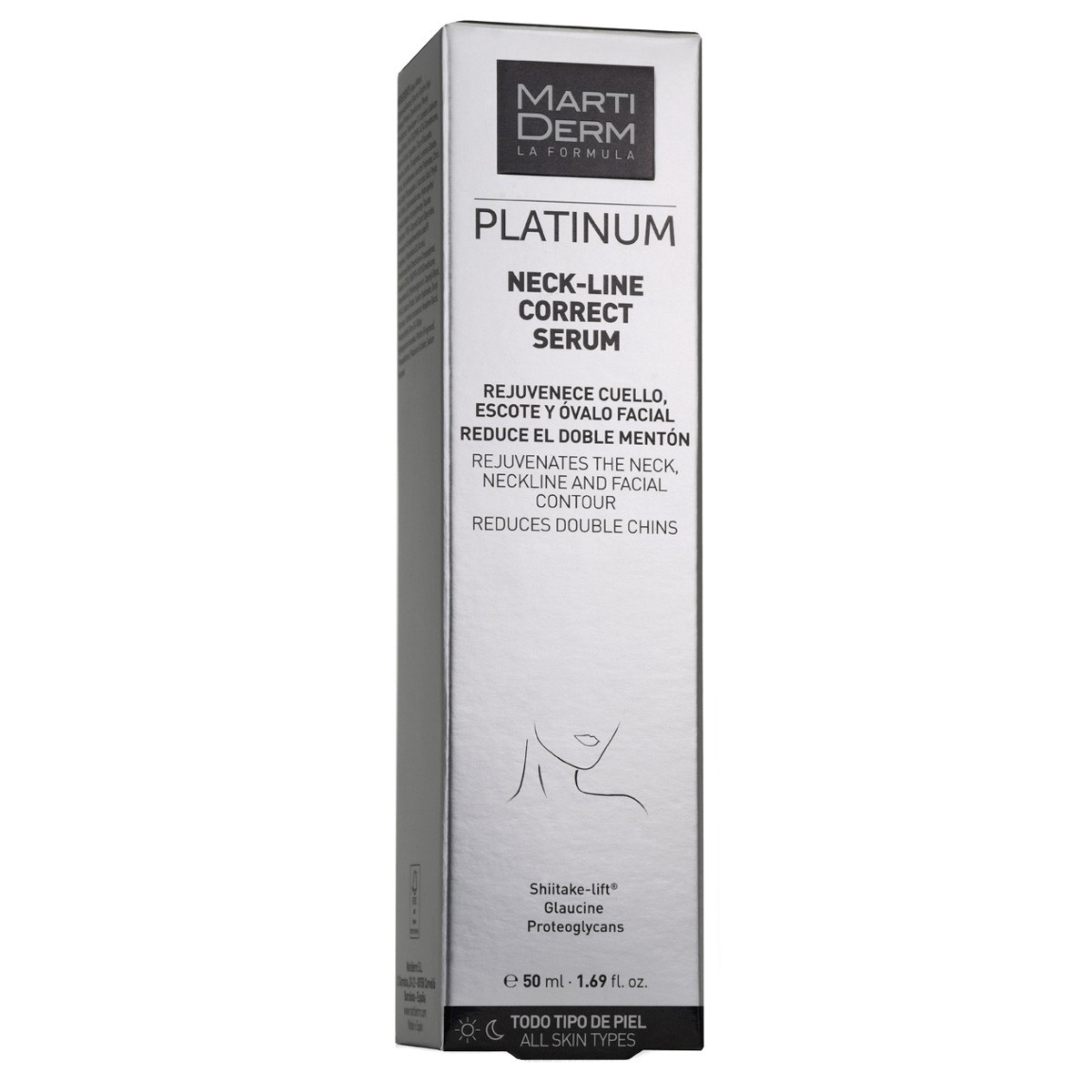 MartiDerm Platinum Neck Line Correct Serum 50ml Imagen de MartiDerm Platinum Neck Line Correct Serum 50ml