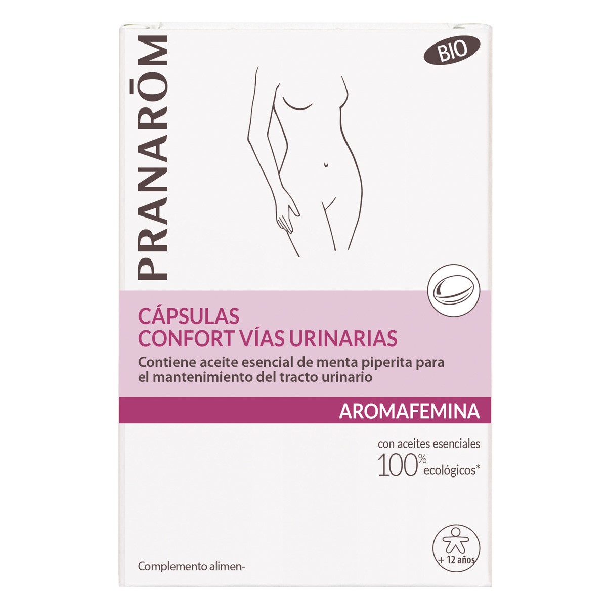 Aromafemina confort vias uri bio 30 cápsulas Imagen de Aromafemina confort vias uri bio 30 cápsulas