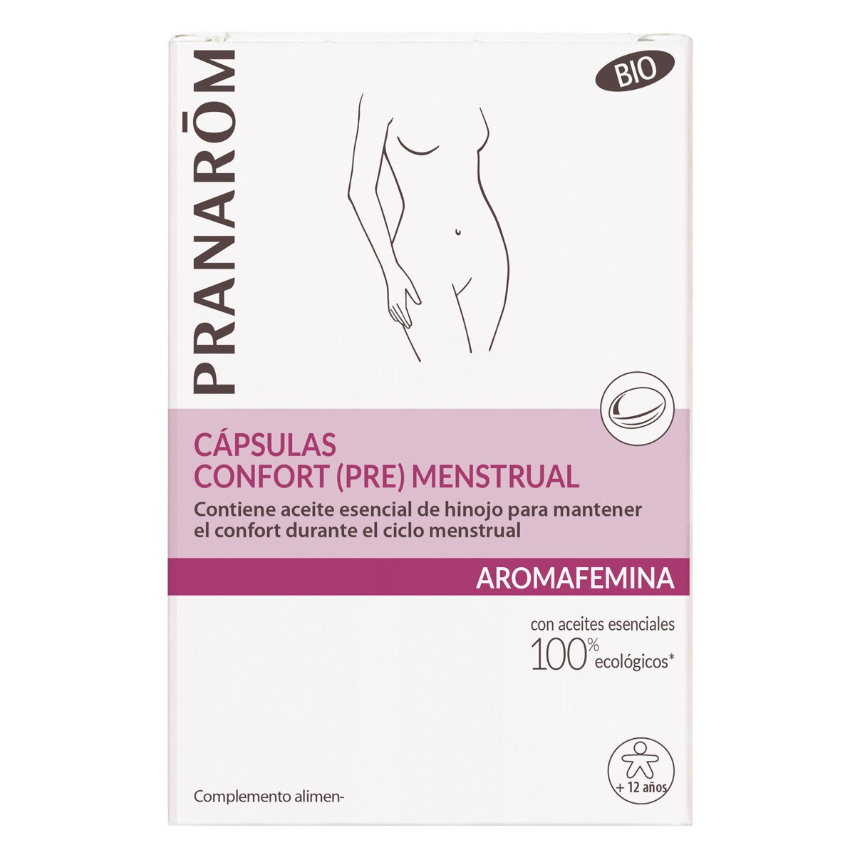 Aromafemina confort premenstrual 30 caps Imagen de Aromafemina confort premenstrual 30 caps