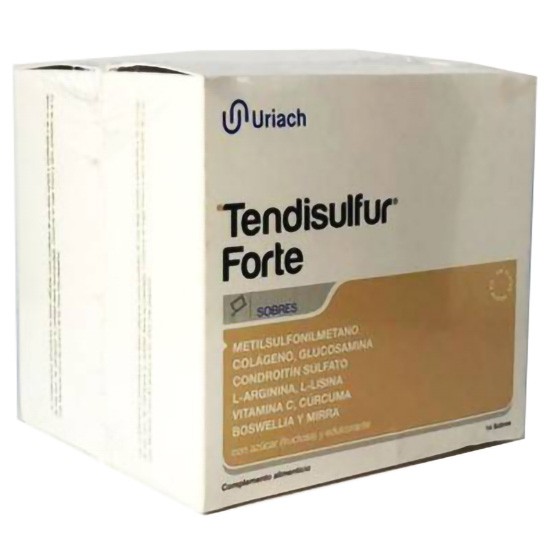 Uriach tendisulfur forte 28 sobres Imagen de Uriach tendisulfur forte 28 sobres