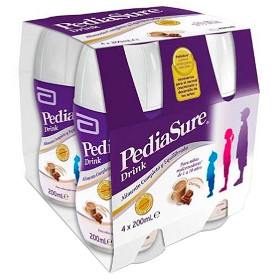 Pediasure drink chocolate 4x200ml Imagen de Pediasure drink chocolate 4x200ml