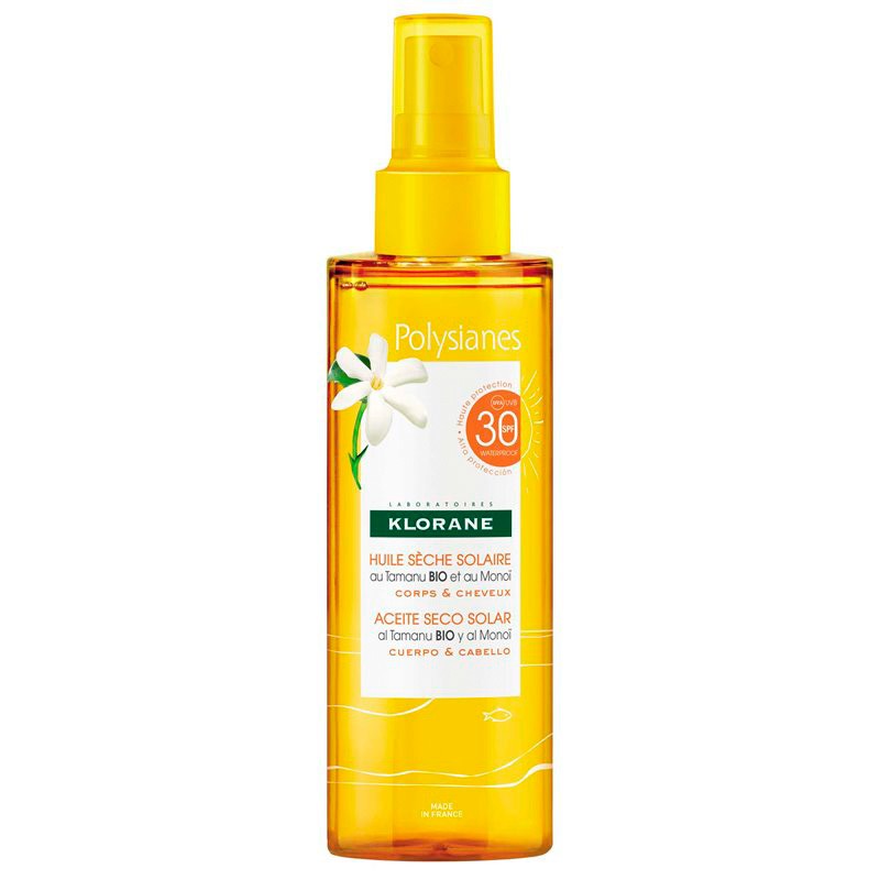 Imagen de Klorane aceite seco solar SPF-30 200ml