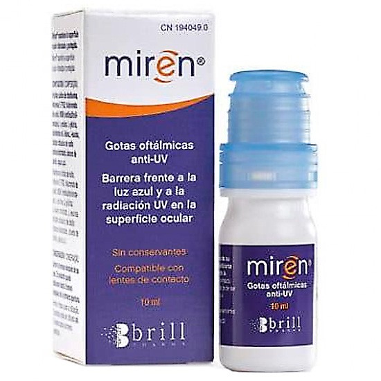 Miren gotas oftalmicas anti-uv 10 ml Imagen de Miren gotas oftalmicas anti-uv 10 ml
