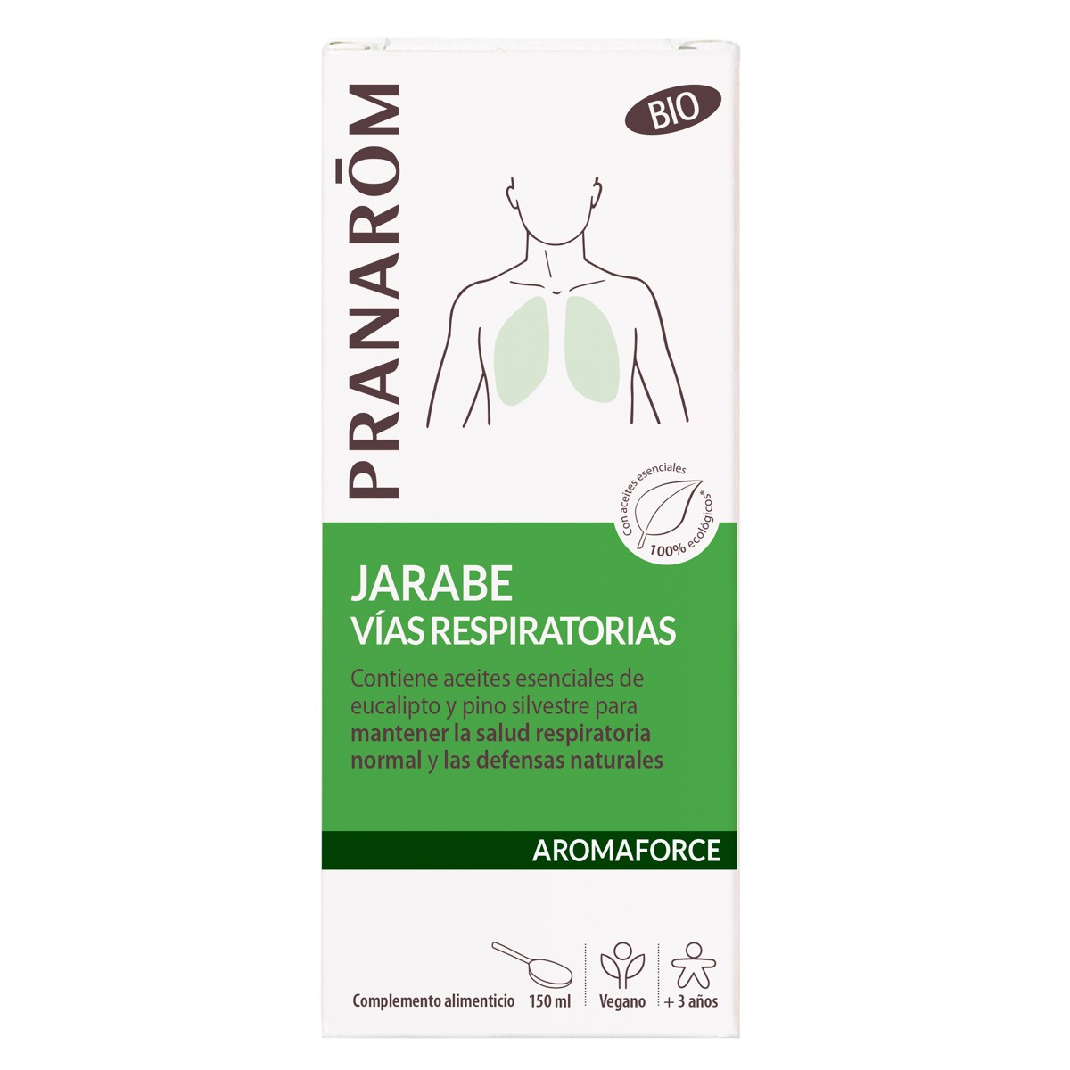 Aromaforce jarabe vias respira bio 150 ml Imagen de Aromaforce jarabe vias respira bio 150 ml