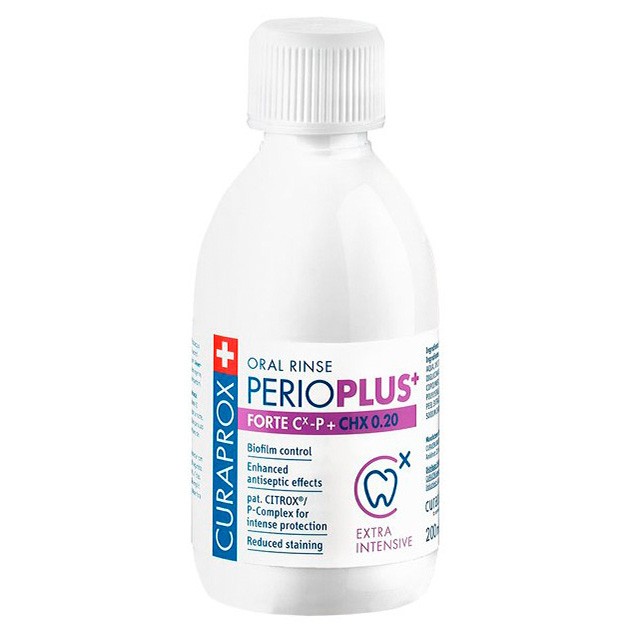 Curaprox perio plus forte chx 0,20% 200ml Imagen de Curaprox perio plus forte chx 0,20% 200ml