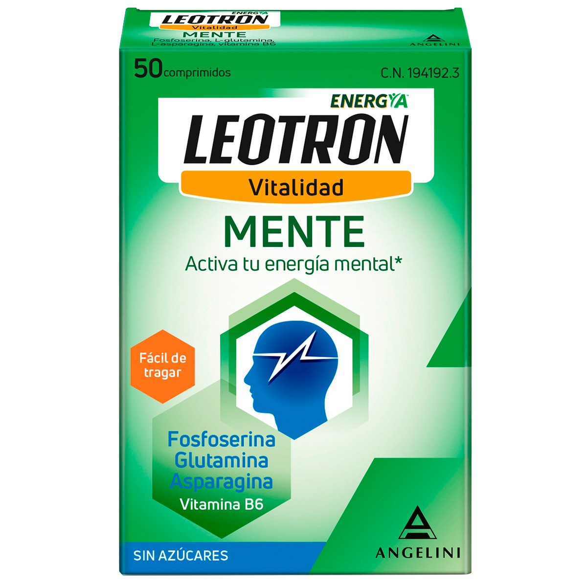 Leotron mente 50 comprimidos Imagen de Leotron mente 50 comprimidos