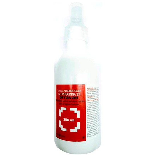 Clorhexidina alcoholica 2% 250ml Imagen de Clorhexidina alcoholica 2% 250ml