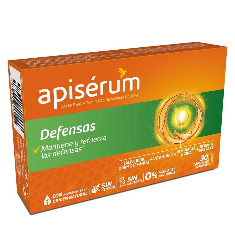 Apiserum defensa 3 x 30 cápsulas Imagen de Apiserum defensa 3 x 30 cápsulas