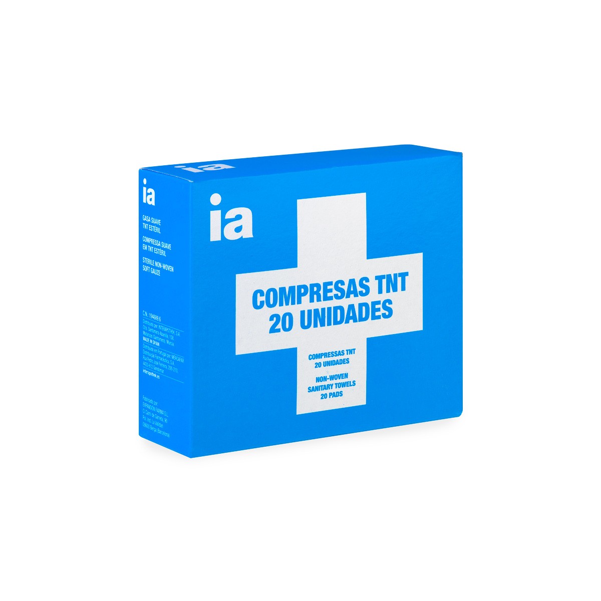Interapothek compresa estéril TNT 20uds Imagen de Interapothek compresa estéril TNT 20uds