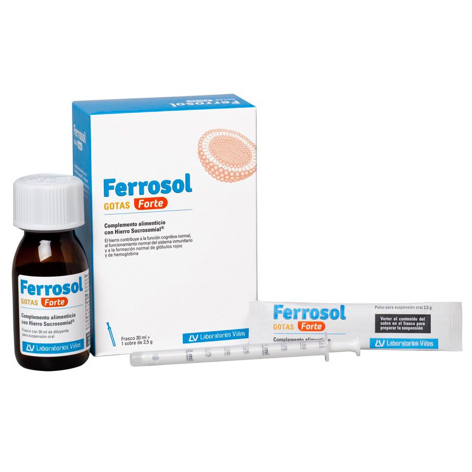 Ferrosol gotas forte 30ml Imagen de Ferrosol gotas forte 30ml