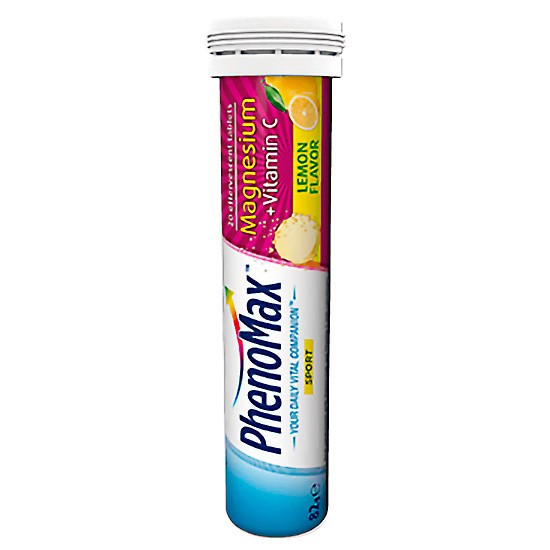 Phenomax sport magnesio+vit C 20comp Imagen de Phenomax sport magnesio+vit C 20comp