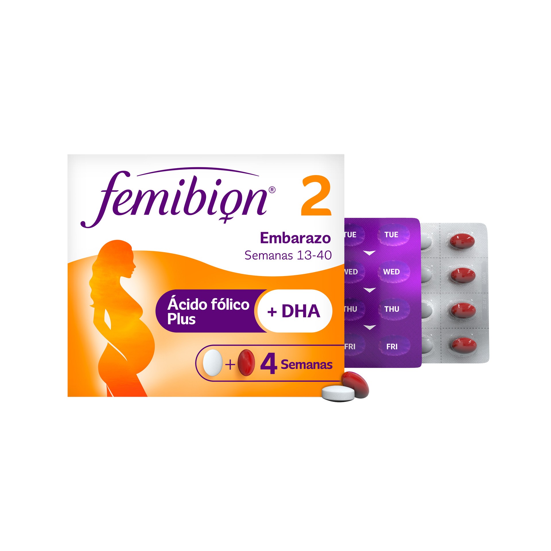 Femibion Pronatal 2 suplemento para el embarazo 2 tipos de comprimidos Imagen de Femibion Pronatal 2 suplemento para el embarazo 2 tipos de comprimidos