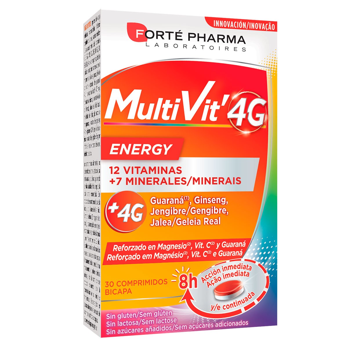 Forte Pharma Multivit 4g energia 30 compr. bicapa
Imagen de Forte Pharma Multivit 4g energia 30 compr. bicapa