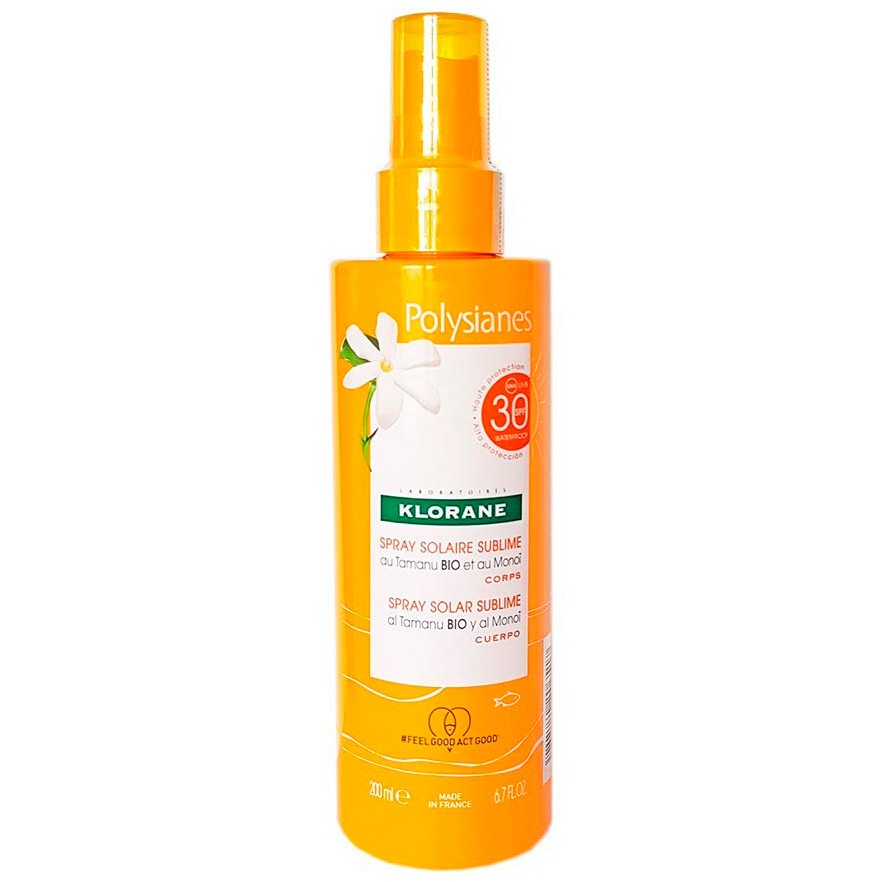 Klorane polysianes spray solar SPF-30 200 Imagen de Klorane polysianes spray solar SPF-30 200