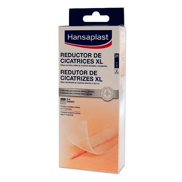 Hansplast reductor cicatrices XL 21 apósitos Imagen de Hansplast reductor cicatrices XL 21 apósitos