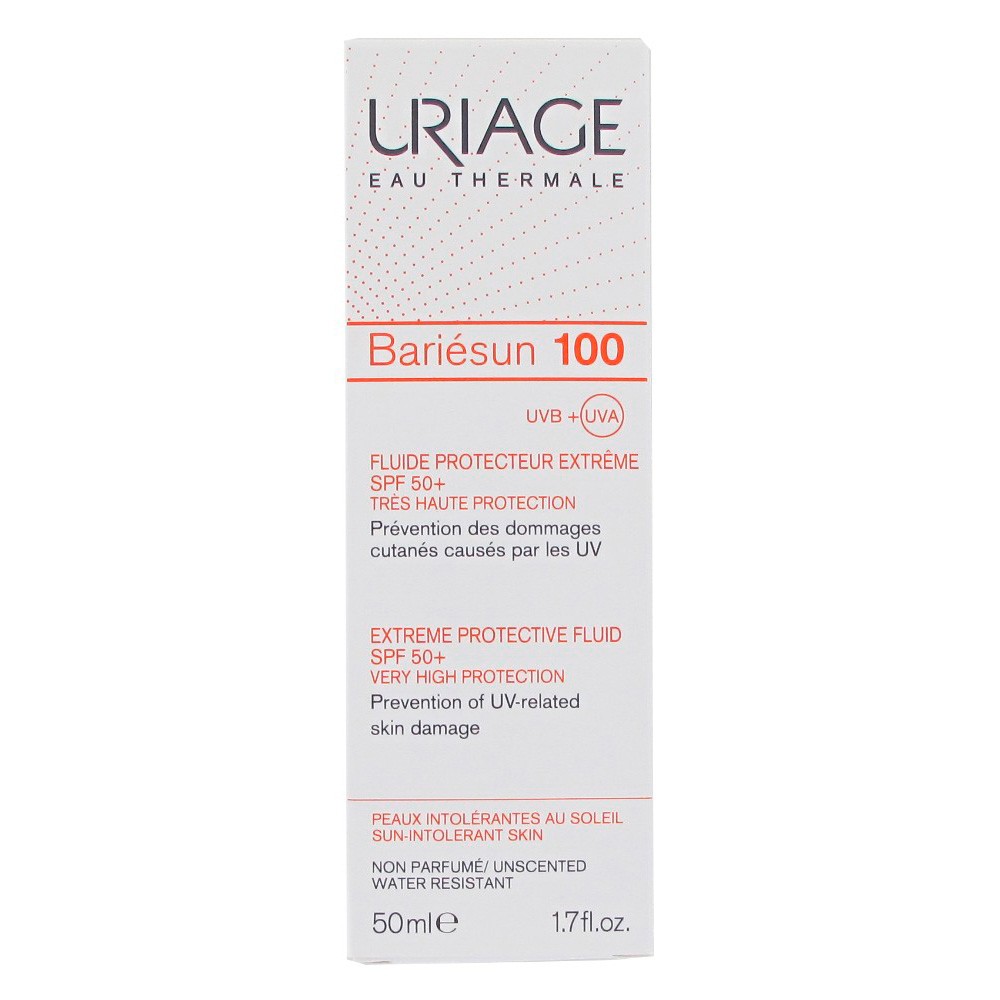 Bariésun 100 fluido protector extremo spf50+ 50ml Imagen de Bariésun 100 fluido protector extremo spf50+ 50ml