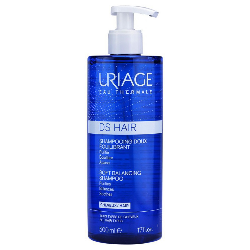 Uriage DS hair champú suave regulador 500ml Imagen de Uriage DS hair champú suave regulador 500ml
