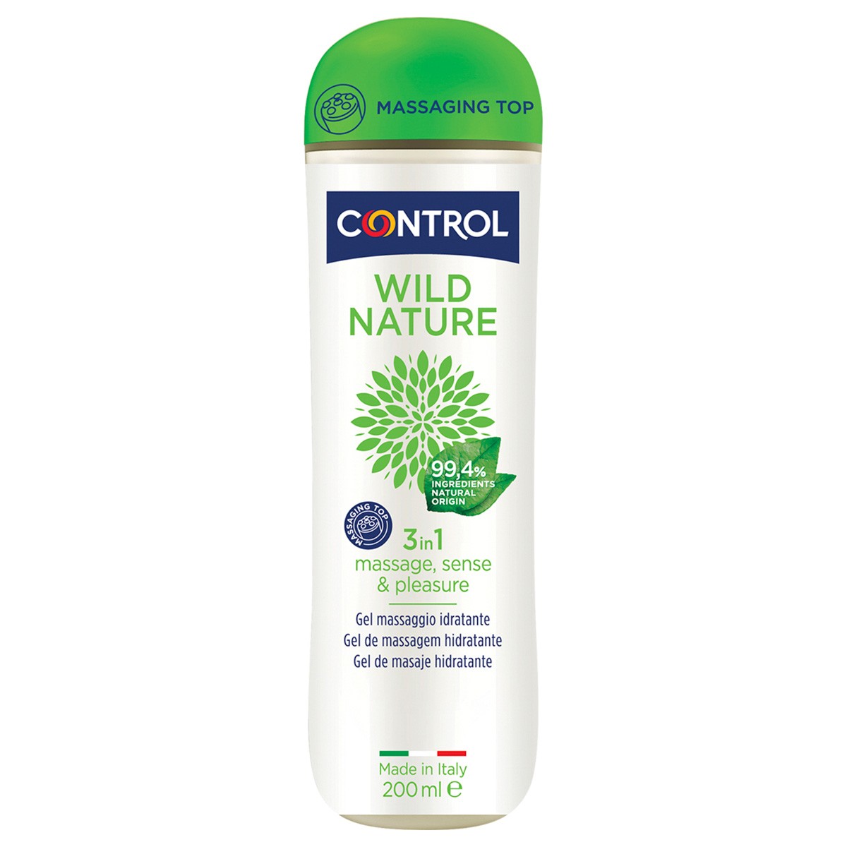 Control gel masaje wild nature 200ml Imagen de Control gel masaje wild nature 200ml
