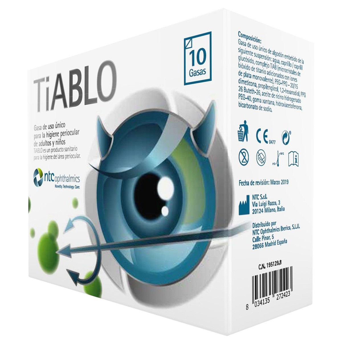 Ntc tiablo 10 gasas Imagen de Ntc tiablo 10 gasas