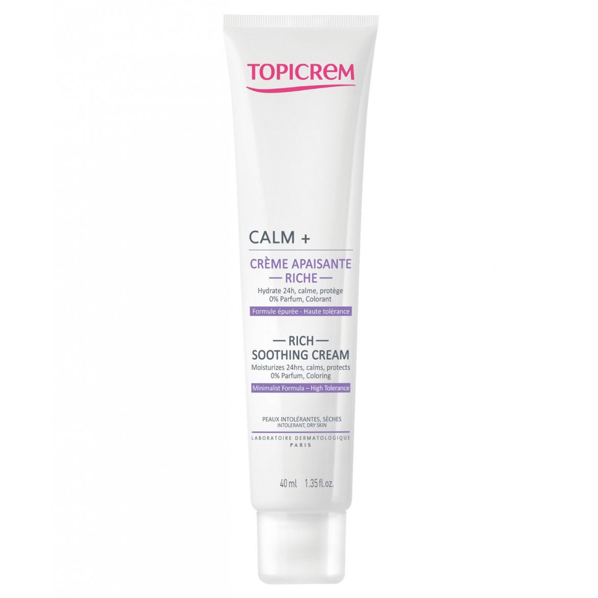 Topicrem Calm+ crema calmante para pieles secas e intolerantes 40ml Imagen de Topicrem Calm+ crema calmante para pieles secas e intolerantes 40ml