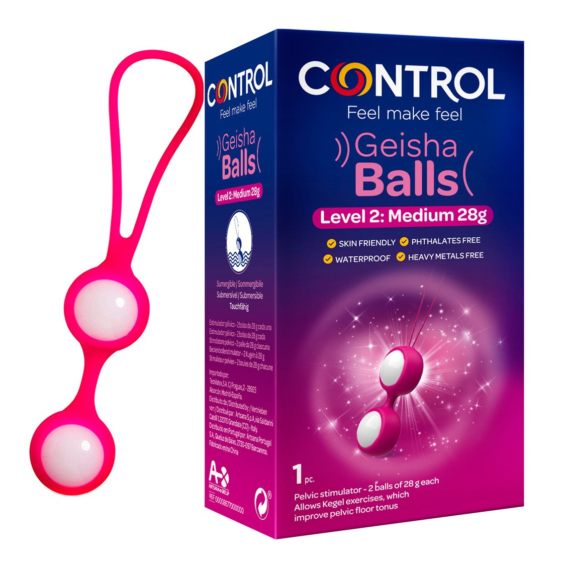 Control Geisha Balls Estimulador femenino Nivel II 28g
Imagen de Control Geisha Balls Estimulador femenino Nivel II 28g