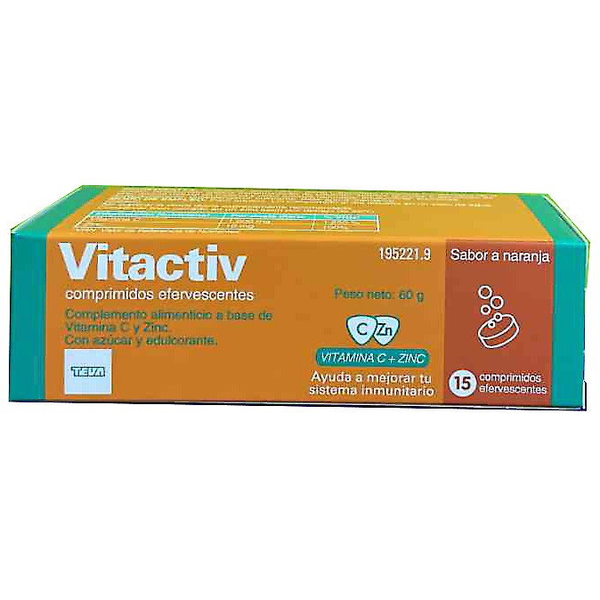 Vitactiv 15 comprimidos efervescentes Imagen de Vitactiv 15 comprimidos efervescentes