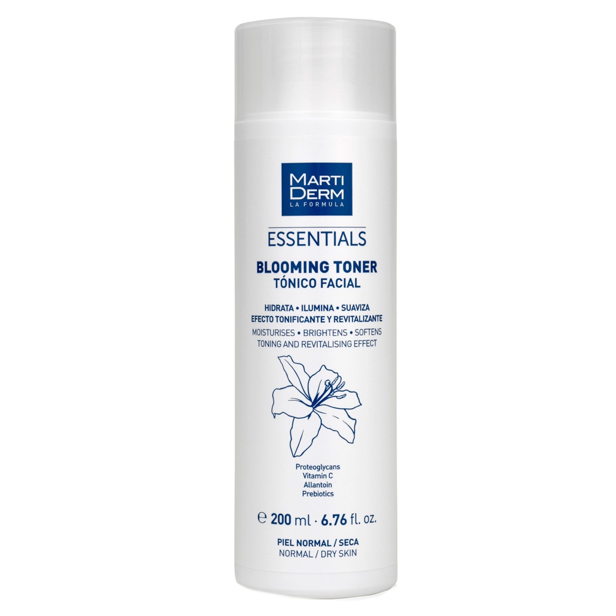 MartiDerm Essentials Blooming Toner Piel Normal/Seca 200 ml Imagen de MartiDerm Essentials Blooming Toner Piel Normal/Seca 200 ml