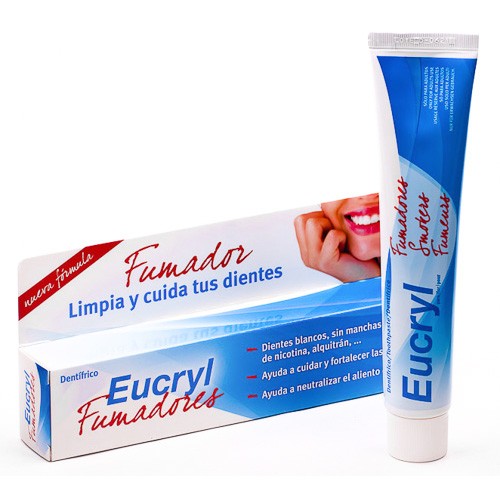 EUCRYL FUMADORES PASTA 75ML. Imagen de EUCRYL FUMADORES PASTA 75ML.
