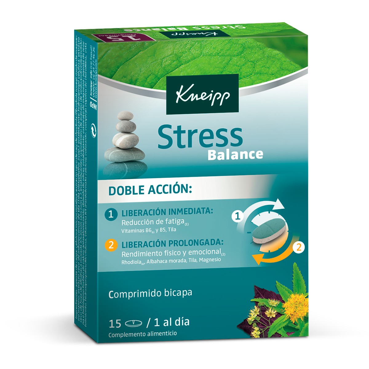 Kneipp Stress balance 15 tabletas Imagen de Kneipp Stress balance 15 tabletas
