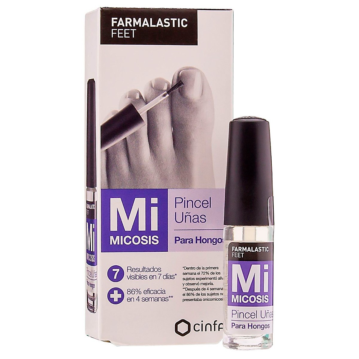 Farmafeet micosis pincel 3 en 1 4ml Imagen de Farmafeet micosis pincel 3 en 1 4ml