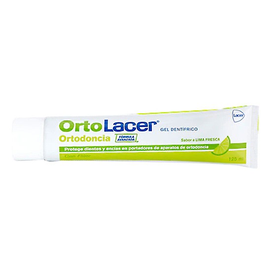 Ortolacer gel dentífrico sabor a lima fresca 125ml Imagen de Ortolacer gel dentífrico sabor a lima fresca 125ml