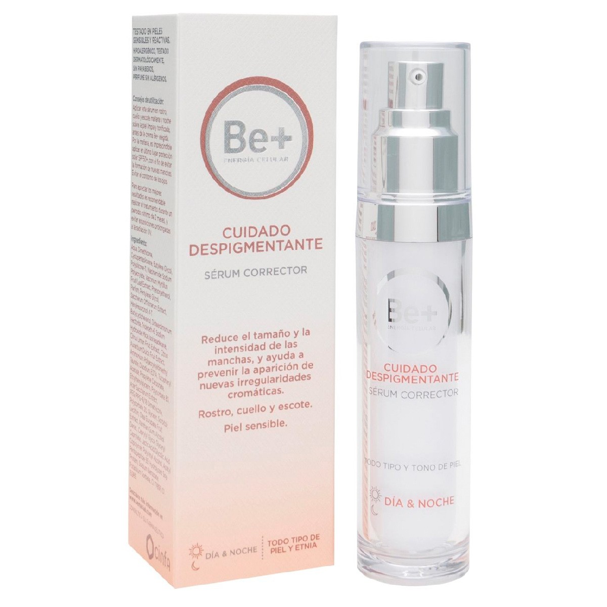 Be+ Energ despigmentante serum correct 30ml Imagen de Be+ Energ despigmentante serum correct 30ml