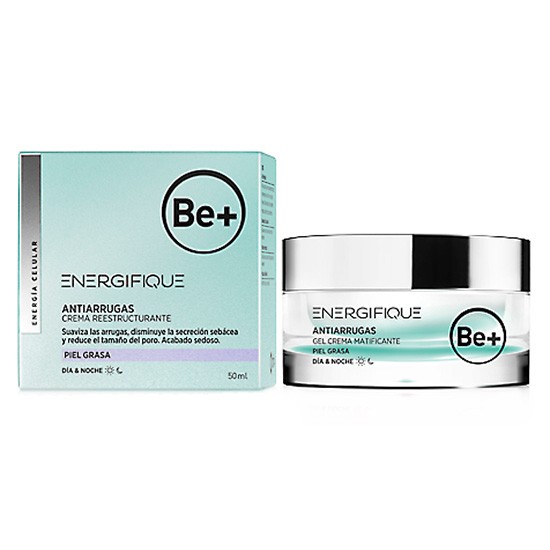 Be+ energif crema antiarrugas piel grasa 50ml Imagen de Be+ energif crema antiarrugas piel grasa 50ml