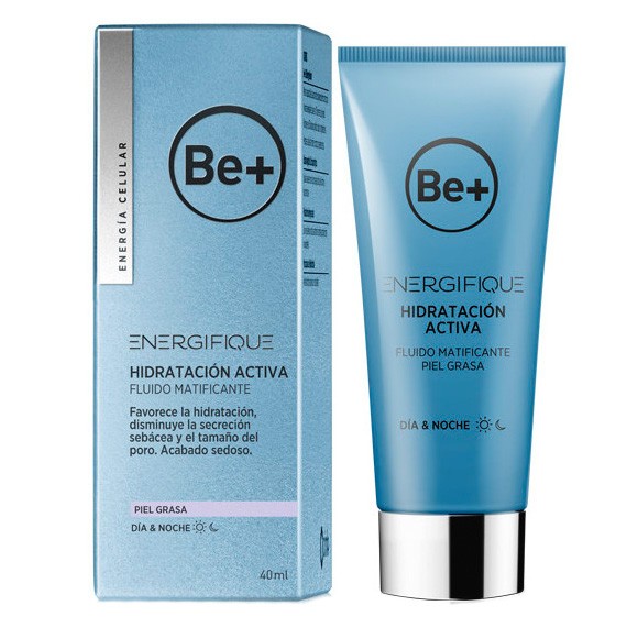 Be+ fluido matificante piel grasa 40ml Imagen de Be+ fluido matificante piel grasa 40ml