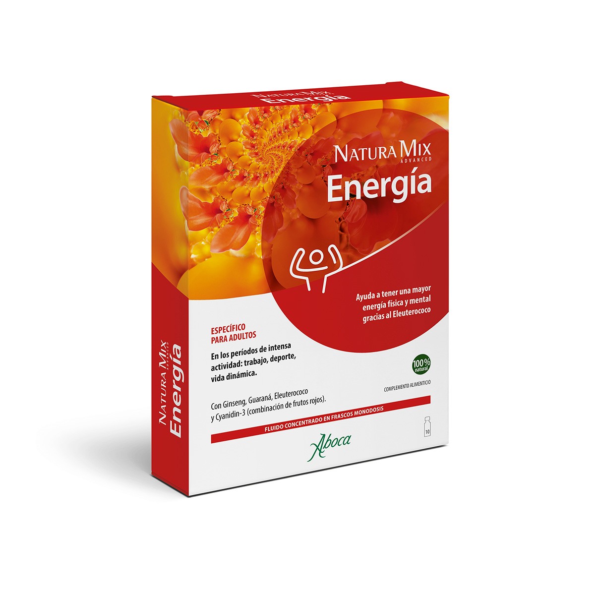 Aboca naturamix Advance enrgia fluido 10ml Imagen de Aboca naturamix Advance enrgia fluido 10ml