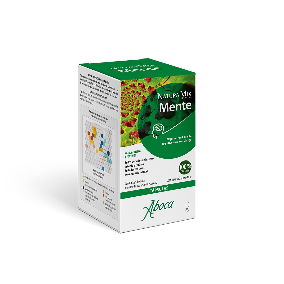 Aboca naturamix Advance mente 50 cápsulas Imagen de Aboca naturamix Advance mente 50 cápsulas