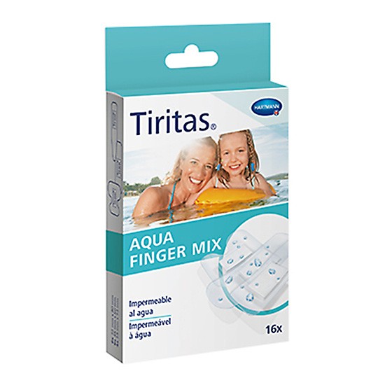 Hartmann tiritas aqua finger mix 3 tamaños 16u Imagen de Hartmann tiritas aqua finger mix 3 tamaños 16u