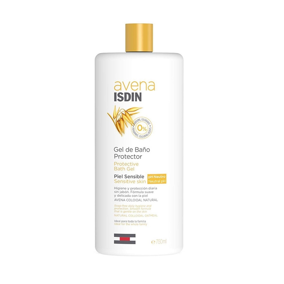 Isdin avena syndet líquido 750ml Imagen de Isdin avena syndet líquido 750ml