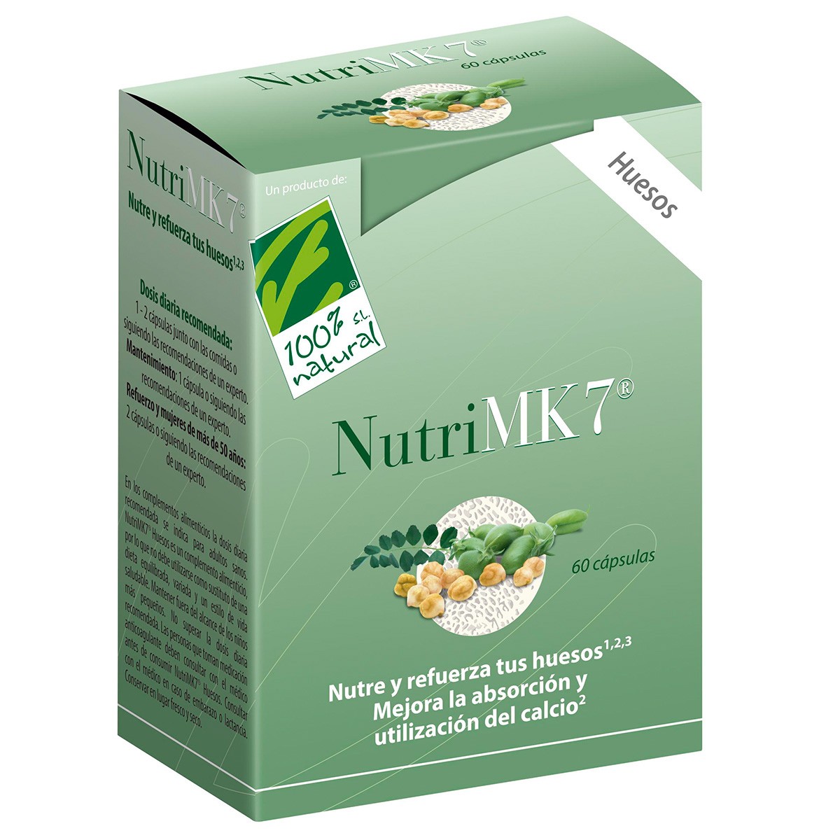 Nutrimk7 huesos 60 caps. 100% natural Imagen de Nutrimk7 huesos 60 caps. 100% natural