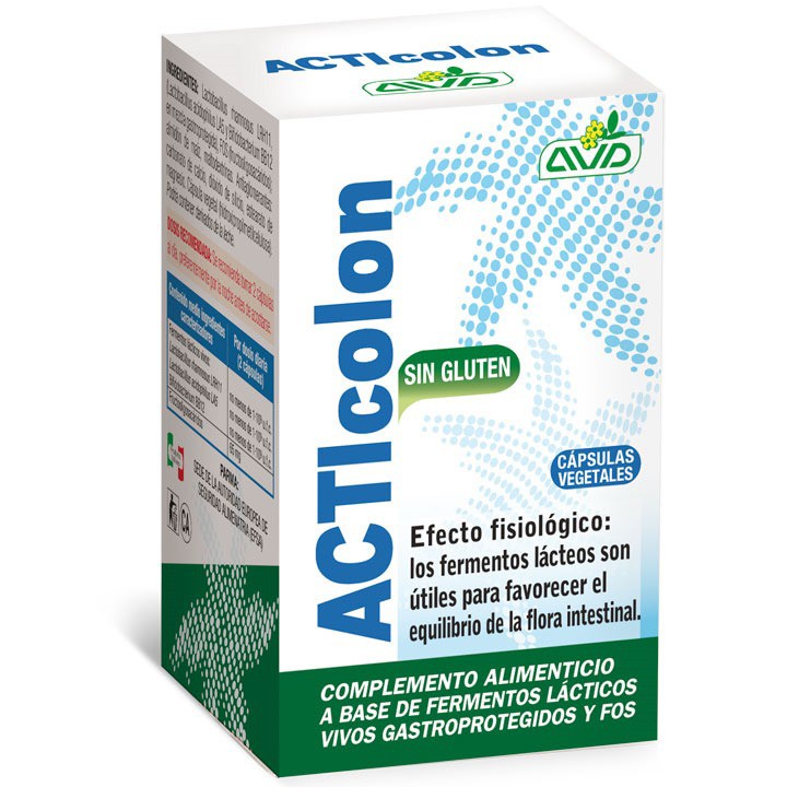 Acticolon 400 mg 30 capsulas avd Imagen de Acticolon 400 mg 30 capsulas avd