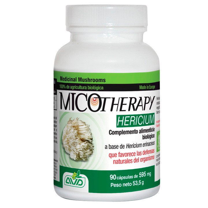 Micoteraphy hericium 595 mg 90 capsulas avd Imagen de Micoteraphy hericium 595 mg 90 capsulas avd