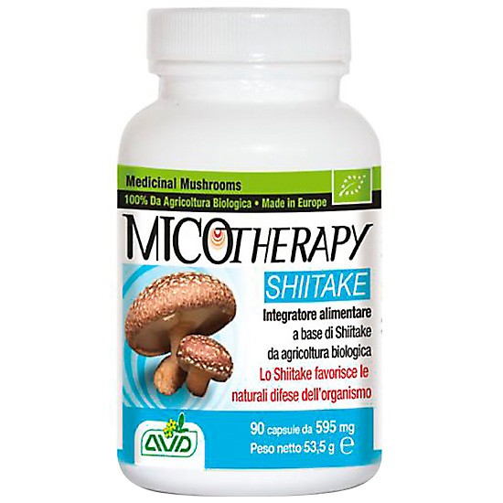 Micoteraphy shitake 595 mg 90 capsulas avd Imagen de Micoteraphy shitake 595 mg 90 capsulas avd