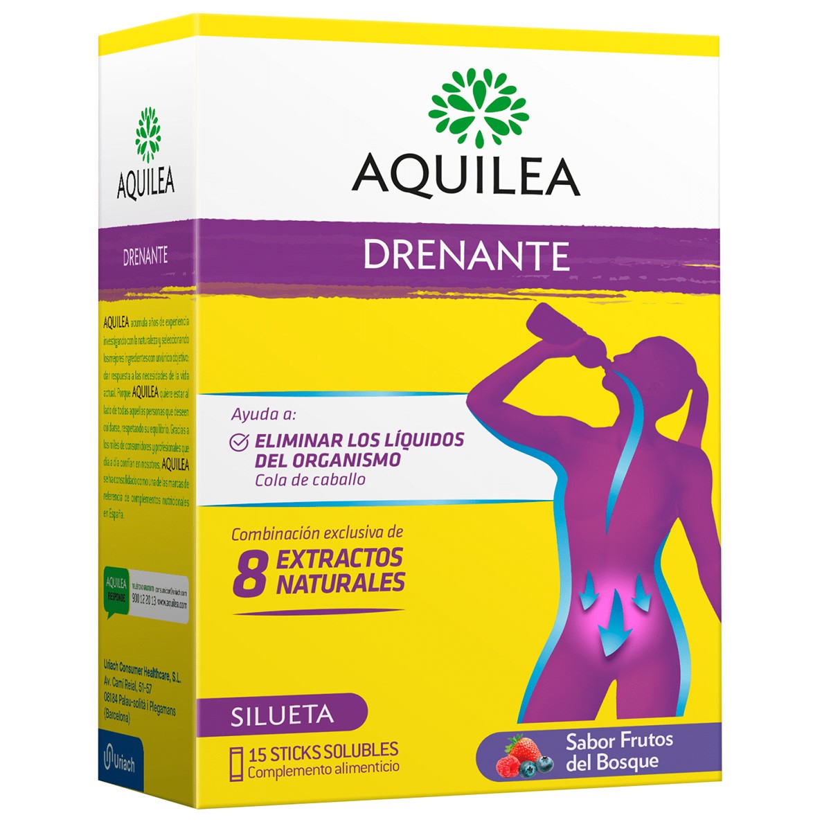 Aquilea drenante 15 sticks Imagen de Aquilea drenante 15 sticks