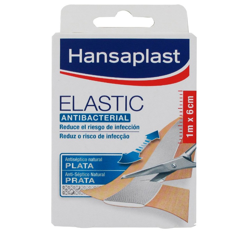 Hansaplast elastic tira 1m x 6cm Imagen de Hansaplast elastic tira 1m x 6cm