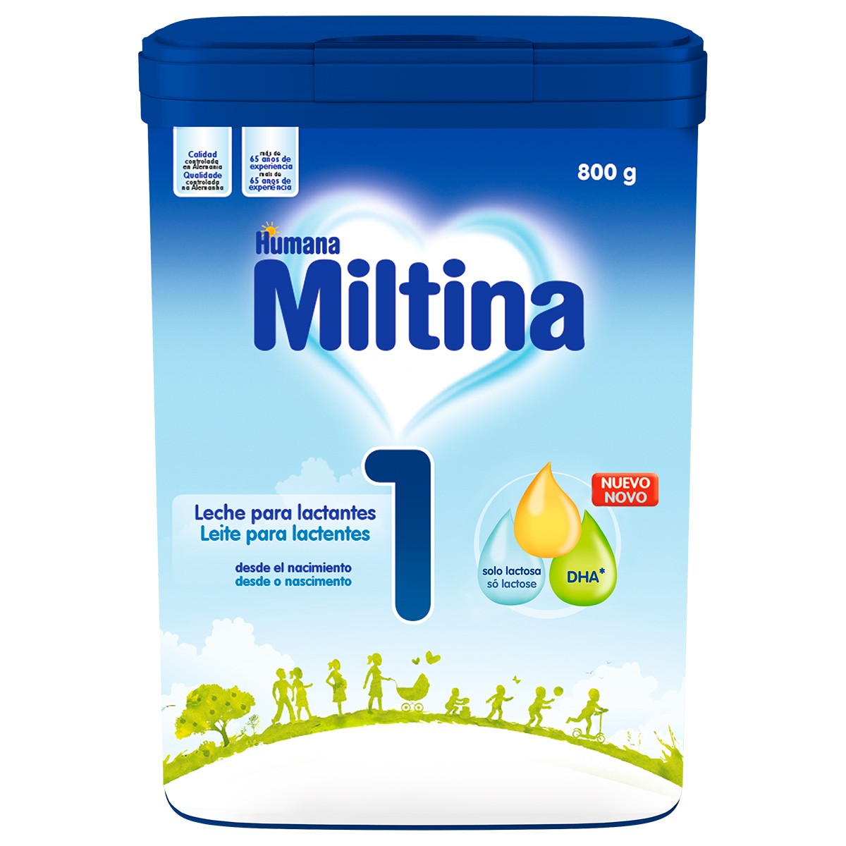 Humana Miltina 1 leche para lactantes 800gr Imagen de Humana Miltina 1 leche para lactantes 800gr