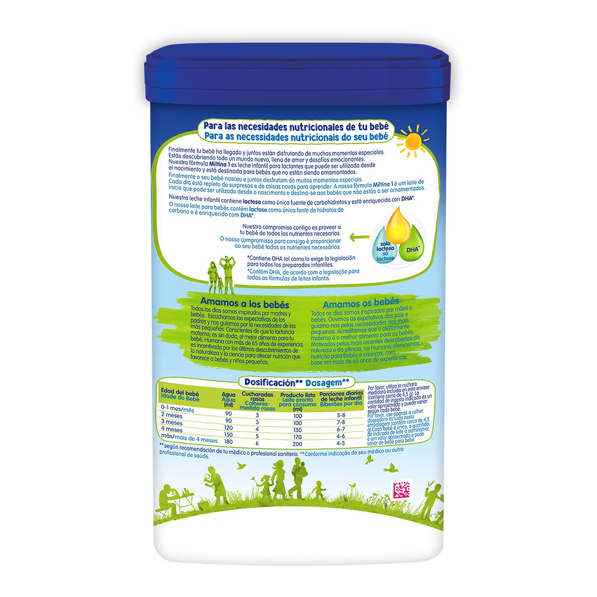 Imagen de Humana Miltina 1 leche para lactantes 800gr