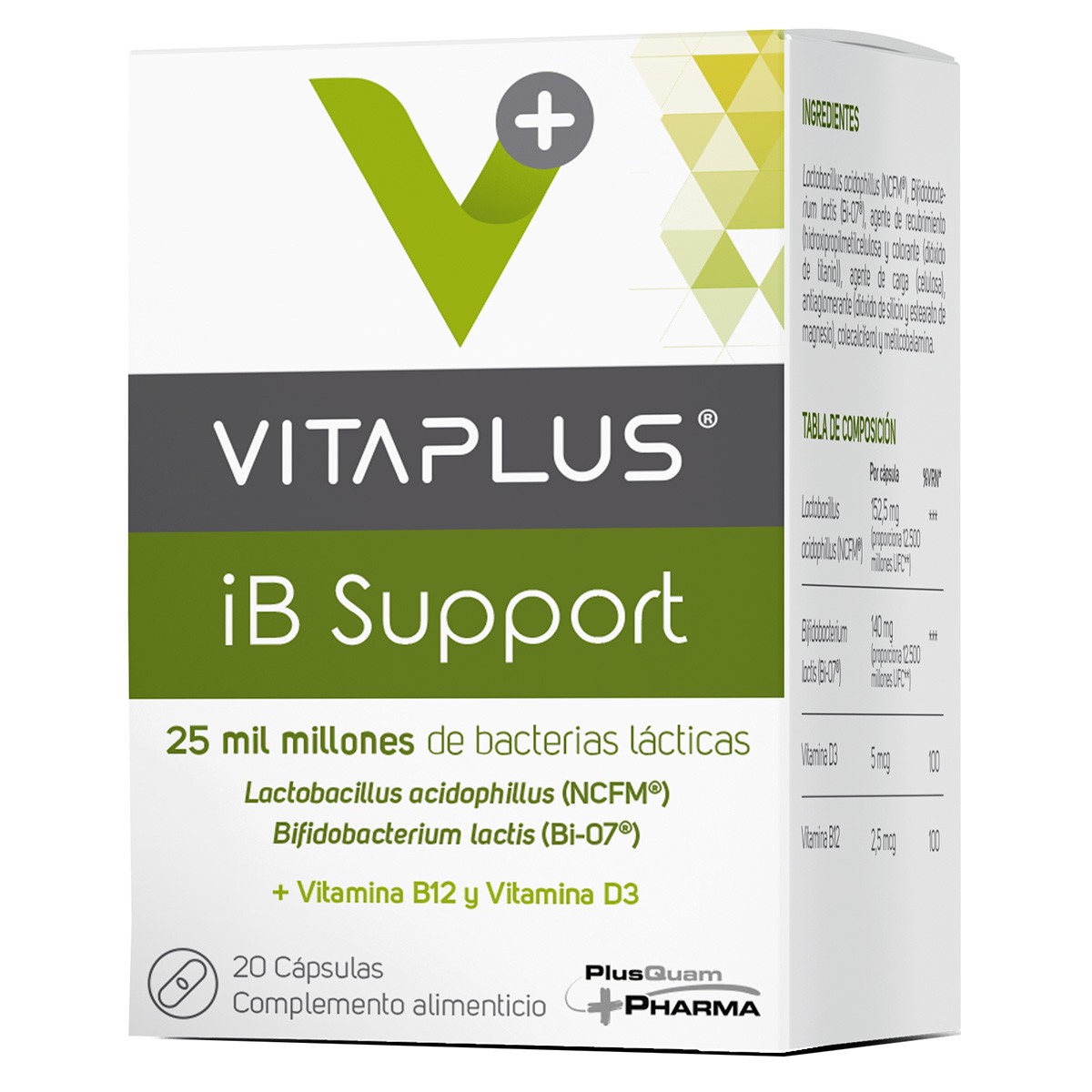 Vitaplus ib support 20 cápsulas Imagen de Vitaplus ib support 20 cápsulas