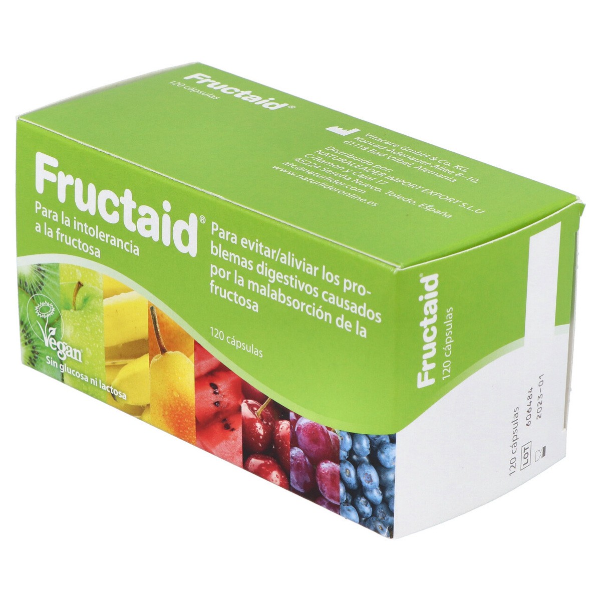 Fructaid glucosa isomerasa 120 cápsulas vita
Imagen de Fructaid glucosa isomerasa 120 cápsulas vita