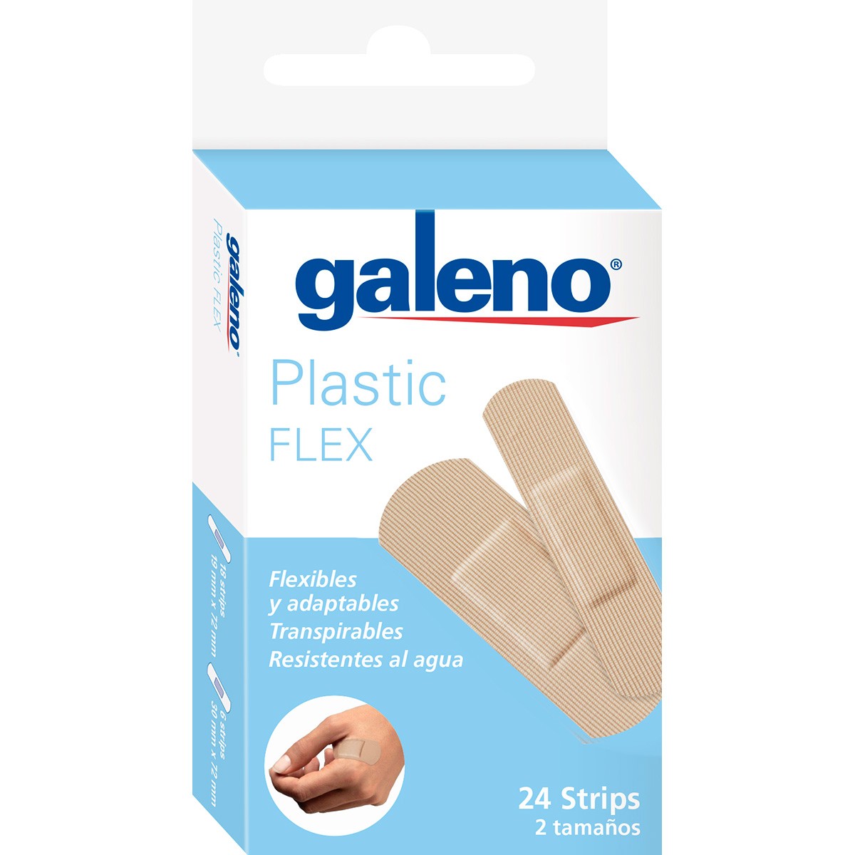 Galeno Plastic Flex apósitos 24u Imagen de Galeno Plastic Flex apósitos 24u